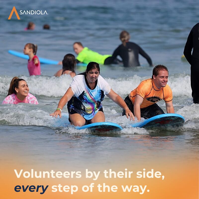 Volunteers by their side, every step of the way